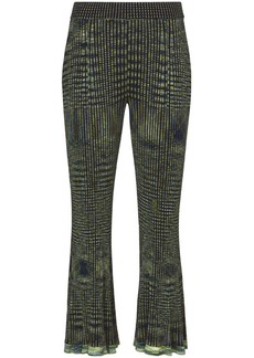 Proenza Schouler Space Dye ribbed-knit trousers
