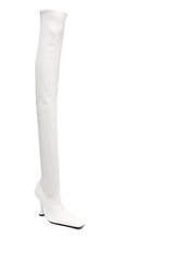 Proenza Schouler square-toe 110mm thigh-high boots
