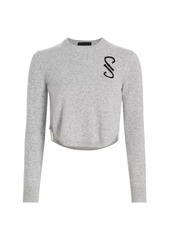 Proenza Schouler Stella Cashmere Jacqaurd Monogram Sweater