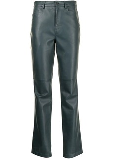 Proenza Schouler straight leather trousers