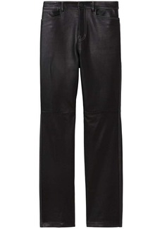 Proenza Schouler straight leather trousers