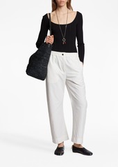 Proenza Schouler straight-leg cotton-blend trousers