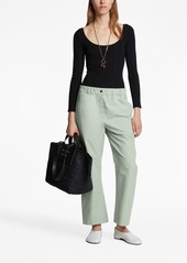 Proenza Schouler straight-leg cotton-blend trousers