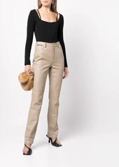Proenza Schouler straight-leg leather trousers