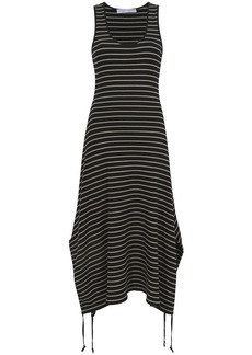 Proenza Schouler striped ribbed-knit sleeveless dress