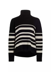 Proenza Schouler Striped Cashmere & Wool Turtleneck Sweater