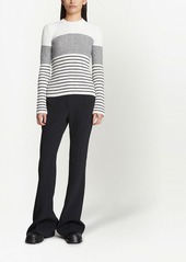 Proenza Schouler striped flared-cuffs jumper