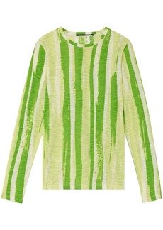 Proenza Schouler striped long-sleeve cotton top