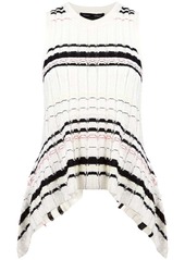 Proenza Schouler Striped Rib Knit Top