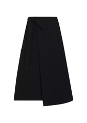 Proenza Schouler Suiting Wrap Midi-Skirt
