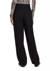 Proenza Schouler Teddy Wool Twill & Organza Pants