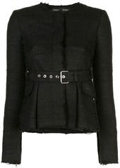 Proenza Schouler Tweed Belted Jacket