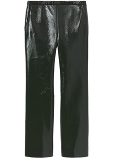 Proenza Schouler vinyl cropped trousers