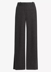 Proenza Schouler Violet Wool Jersey Wide-Leg Pants