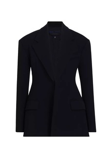 Proenza Schouler Wool Twill One-Button Jacket