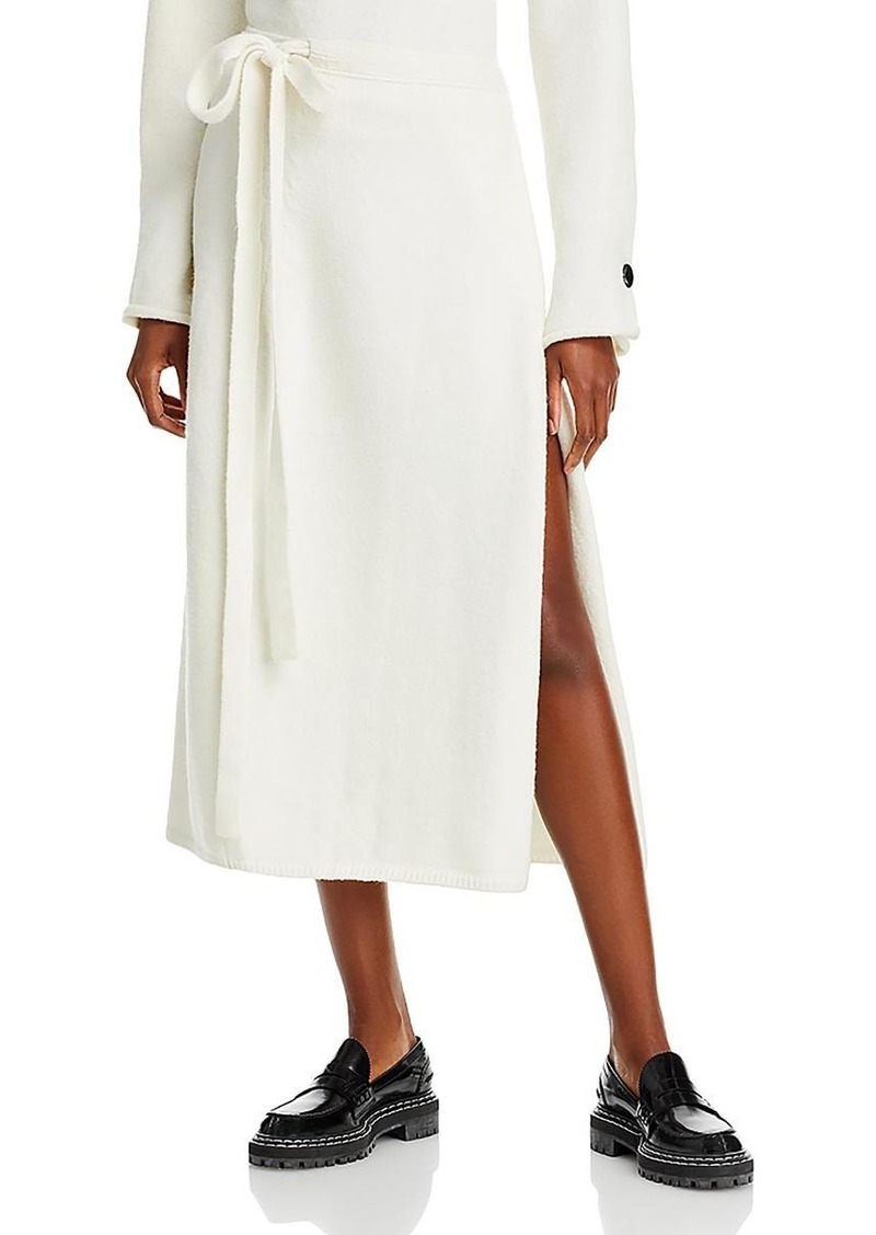 Proenza Schouler Zadie Womens Knit Long Wrap Skirt