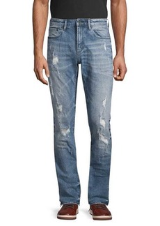Prps Five Slim Fit High Rise Distressed Jeans