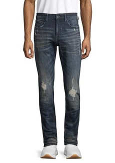 Prps Le Sabre Stretch The Six Distressed Slim-Tapered Jeans