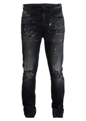 Prps Warlock Ripped Paint Splatter Super Skinny Jeans