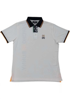 Psycho Bunny Men's Ince Sport Pique Polo In White