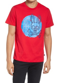 Psycho Bunny Arnell Graphic Tee in 624 Intense Red at Nordstrom