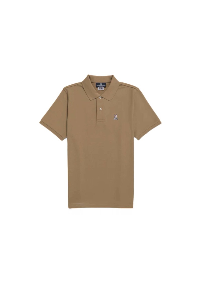 Psycho Bunny Classic Polo Antique Taupe Men's Shirt B6K001CRPC-ATP