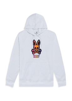 Psycho Bunny Dylan Pima Cotton Gradient Logo Print Regular Fit Hoodie