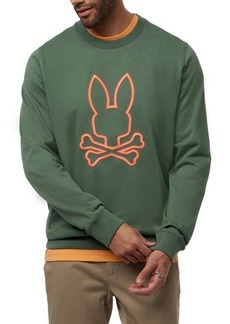 Psycho Bunny Floyd Embroidered Crewneck Sweatshirt