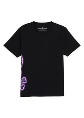 Psycho Bunny Kids' Dammes Graphic Tee in Black at Nordstrom