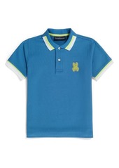 Psycho Bunny Kids' Pisani Tipped Piqué Polo in Yale Blue at Nordstrom