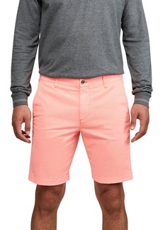 Psycho Bunny Diego Stretch Chino Shorts in Dusk Pink at Nordstrom