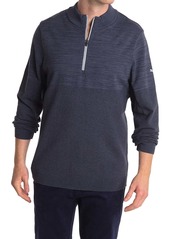 Puma Blue evoKNIT 1/4 Zip Golf Sweater