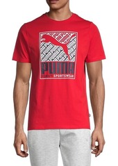 Puma Boxed Cat Logo T-Shirt