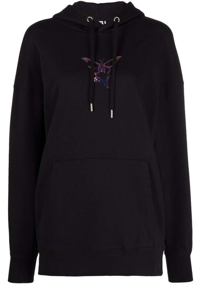 Puma butterfly-print cotton hoodie