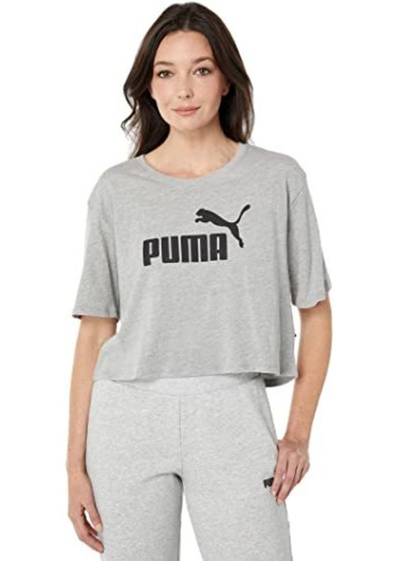 Puma Essentials+ Cropped Logo Tee