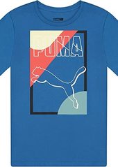 Puma Go For Pack Cotton Jersey Short Sleeve Graphic Tee (Big Kids)