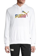 Puma Logo Cotton-Blend Hoodie