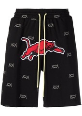 Puma logo-patch shorts