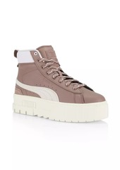 Puma Mayze Mid Gentle Leather High-Top Sneakers