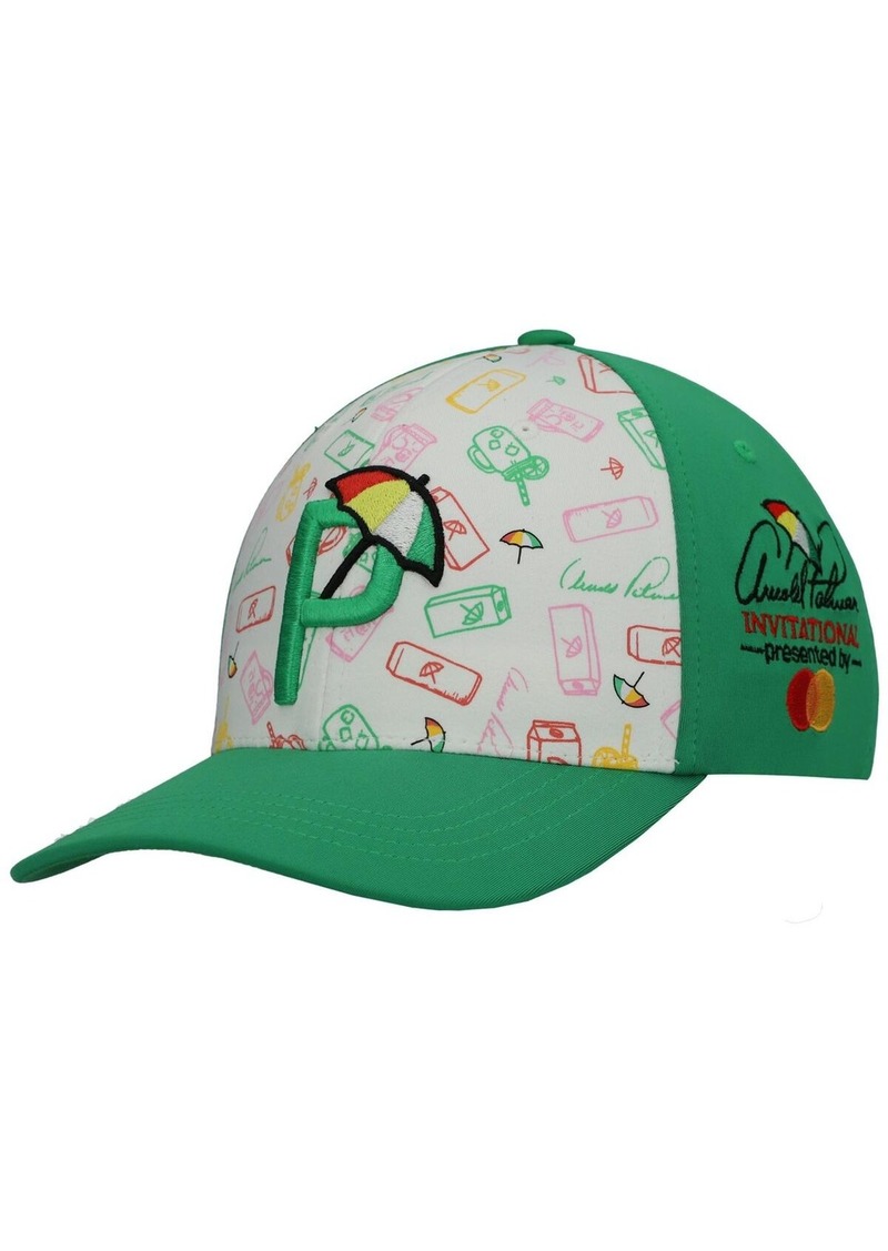 Men's Puma Green Arnold Palmer Invitational Snapback Hat - Green