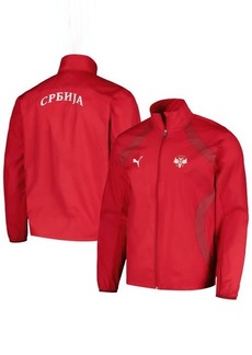 Men's Puma Red Serbia National Team 2024 Pre-Match Full-Zip Hoodie Jacket at Nordstrom