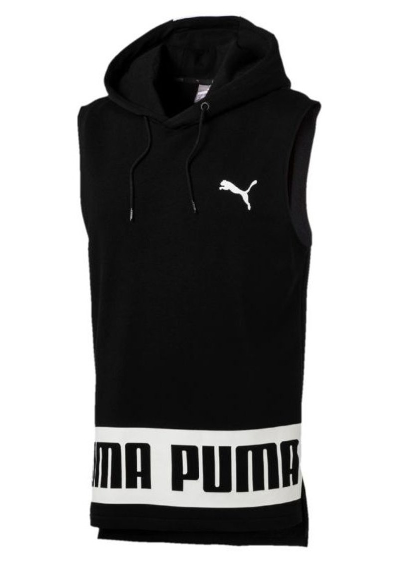 sleeveless hoodie puma