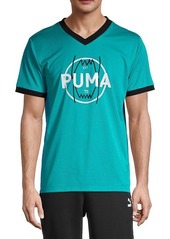 Puma Parquet Vintage-Style Jersey T-Shirt