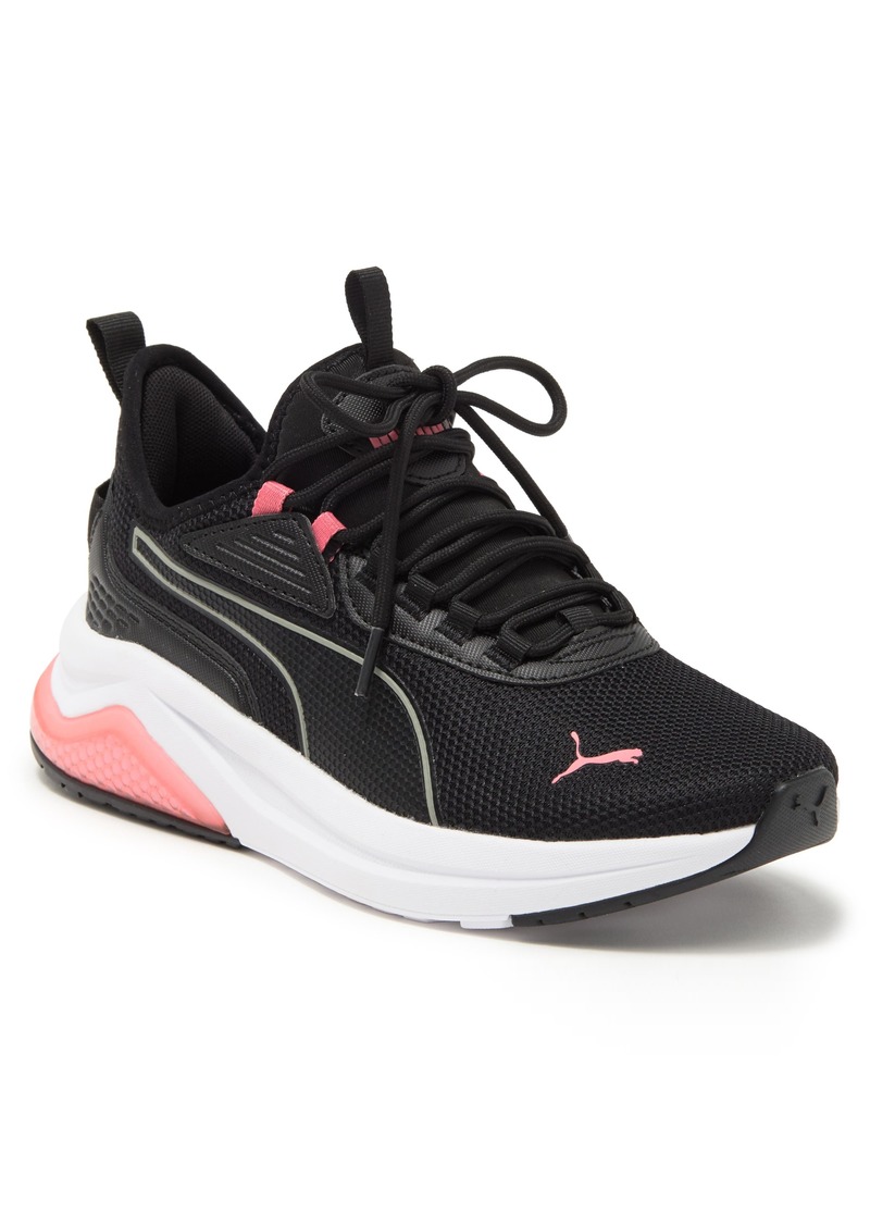 PUMA Amplifier Sneaker in Puma Black-Passionfruit-White at Nordstrom Rack