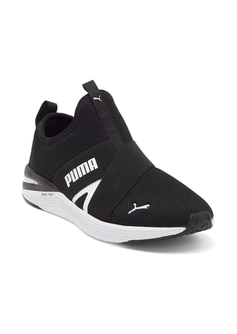 PUMA Better Foam Prowl Slip-On Sneaker in Puma Black-Puma White at Nordstrom Rack