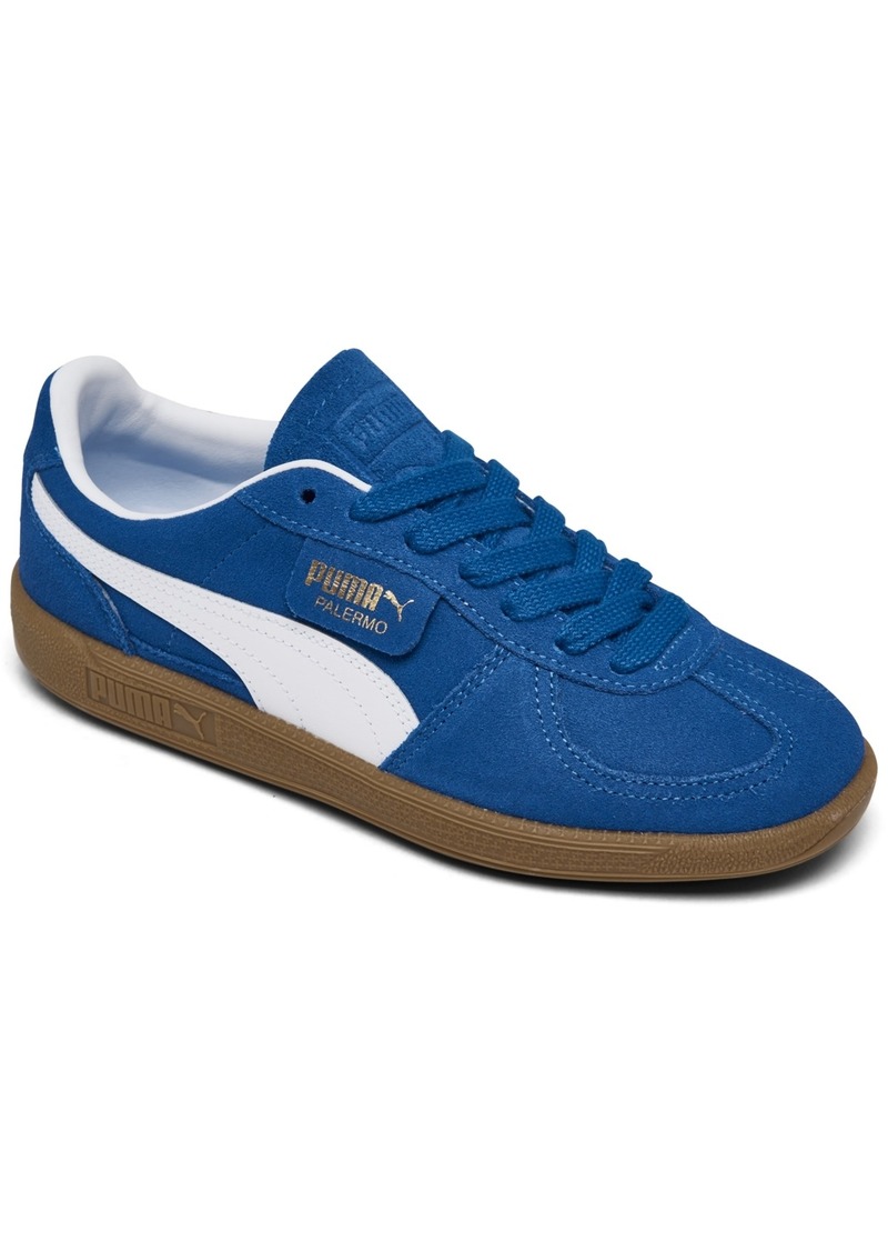 Puma Big Kids Palermo Casual Sneakers from Finish Line - Blue, White