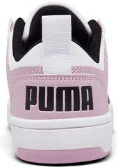 Puma Big Girls' Rebound LayUp Low Casual Sneakers from Finish Line - Pink, Black