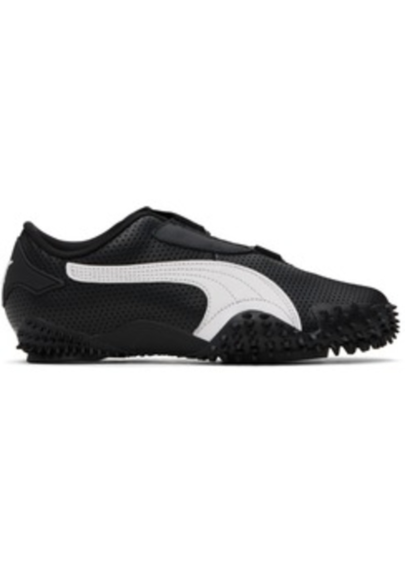 PUMA Black & White Mostro Perf Sneakers