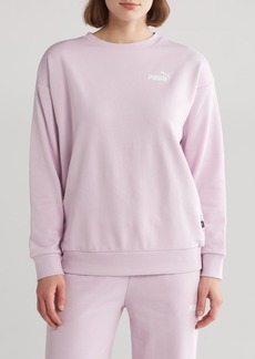 PUMA Essential Relaxed Pullover Sweatshirt in Grape Mist at Nordstrom Rack