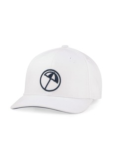 Puma Golf Men's Ap Circle Umbrella Hat Bright White-Navy Blazer